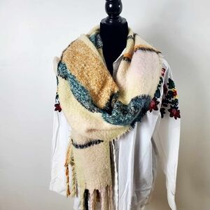 Steve Madden Plaid Blanket Wrap Pick Color